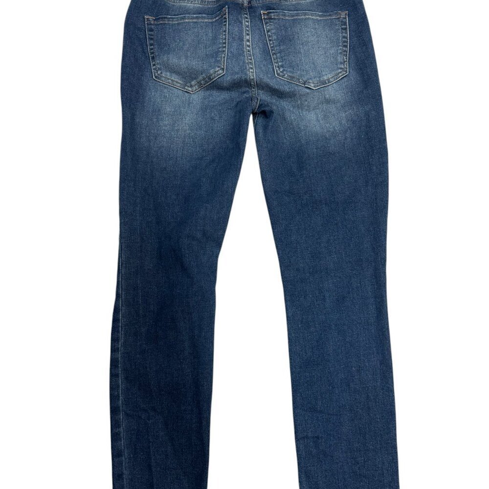 EUC Free People Distressed Straight Leg Jeans – Size 26 - Picture 2 of 5